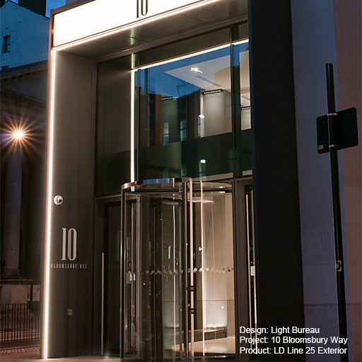 10 Bloomsbury Way, London Lightgraphix Creative Lighting Solutions
